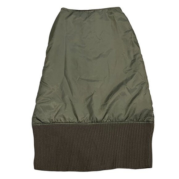 Repeat 2-Piece Midi-Maxi Skirt & Top Set, NWT, Olive Green, XL - Picture 9 of 11